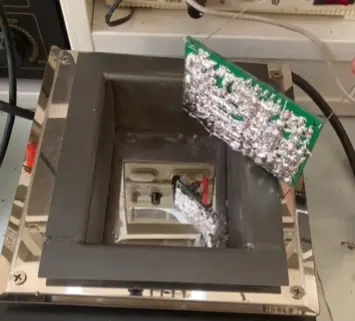 After Dip Soldering the backside of the PCB