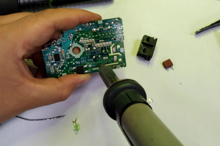 Remove every component from the PCB