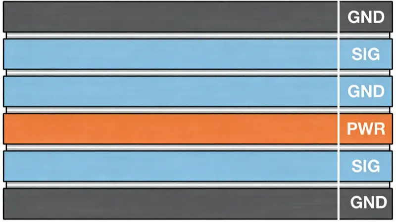 Six-Layer Board Stackups