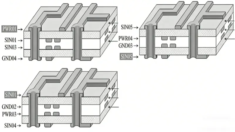 Figure 8-35 Common 4-Layer Board Stackup Structure Figure 8-35 Common 4-Layer Board Stackup Structure