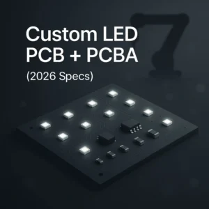 Custom LED PCB + PCBA in One Place (2026 Specs)