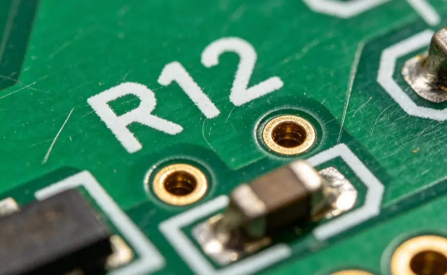 PCB silkscreen offset