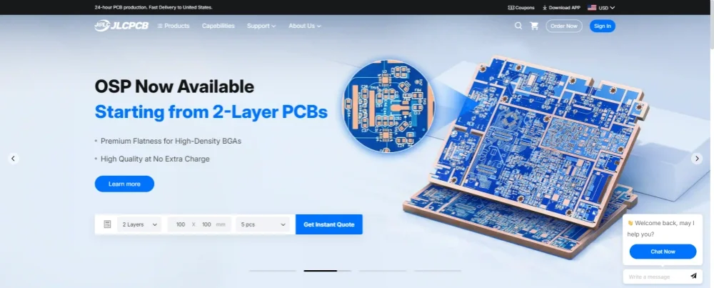 JLCPCB logo / facility